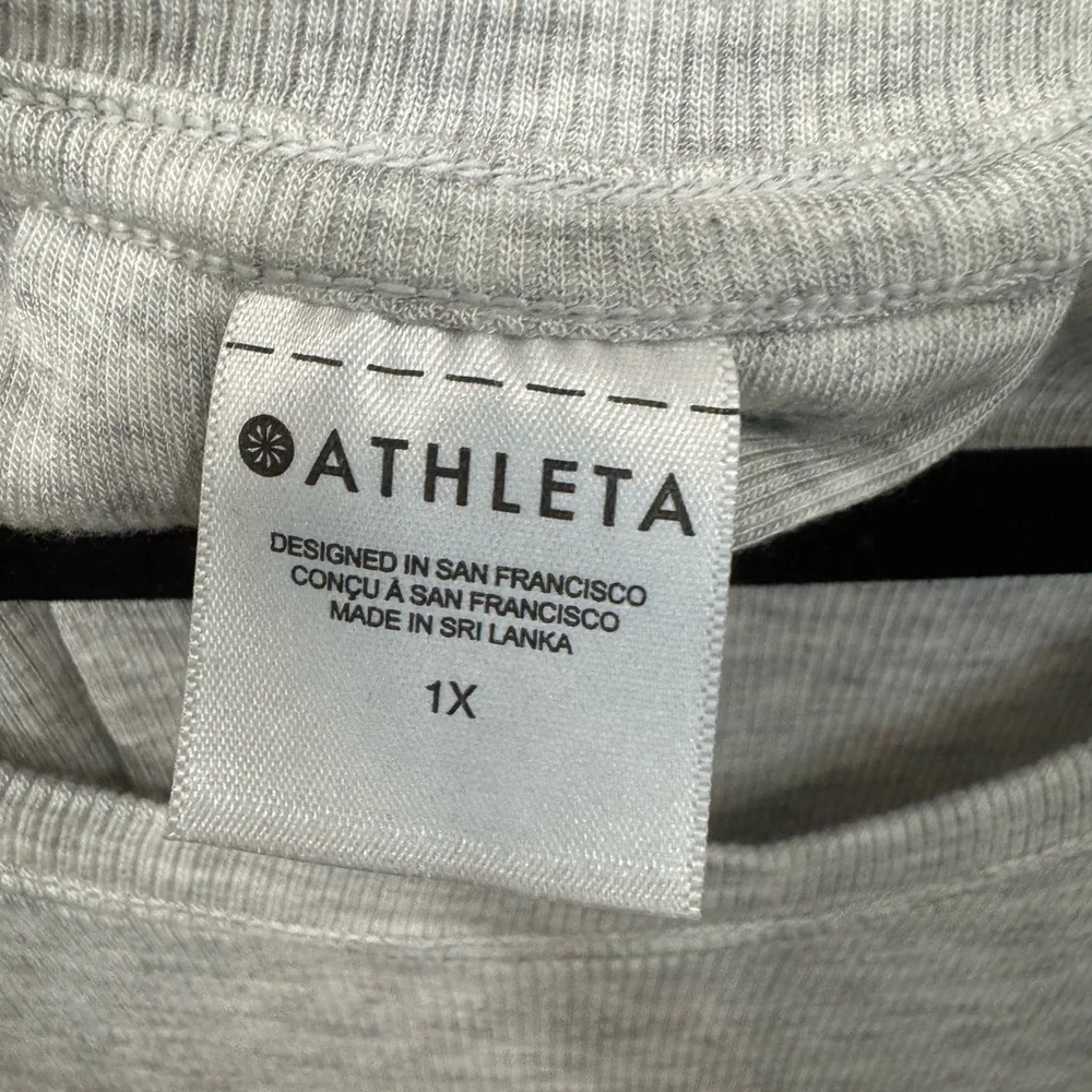Athleta Ease In Tee (Ribbed) - Picture 3 of 4